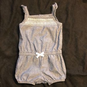 Carters Denim Romper